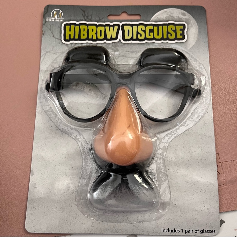 Costumes For All Occasions Hibrow Disguise Glasses With Nose Halloween